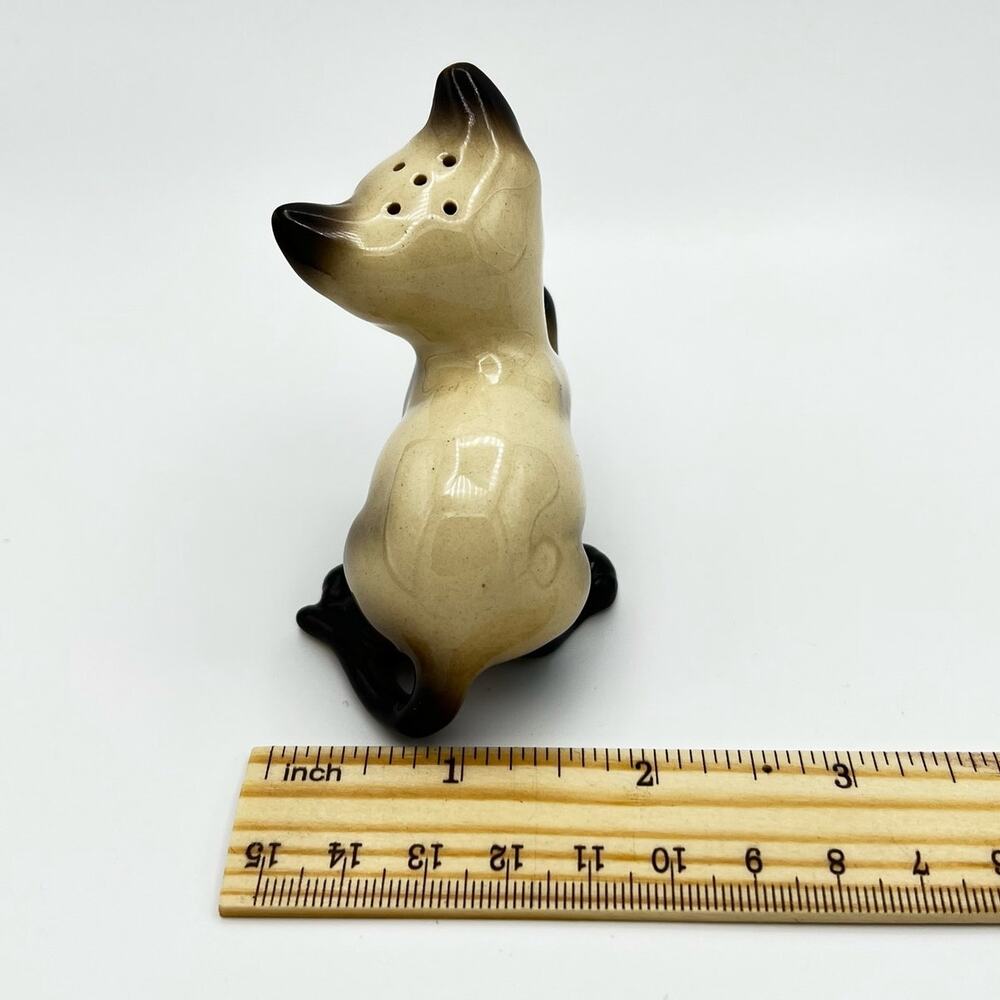 Vintage Ucagco Ceramics Japan Playful Siamese Kitten Salt Shaker Replacement - Picture 8 of 9